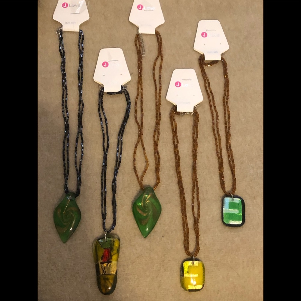 Hand-Blown Glass Pendants